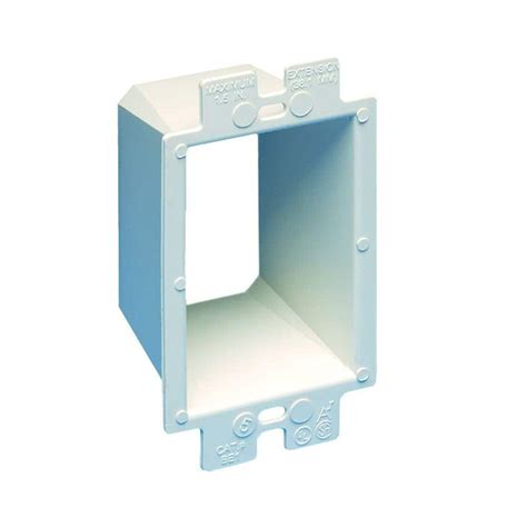 electrical box extender for tile|electrical outlet extender home depot.